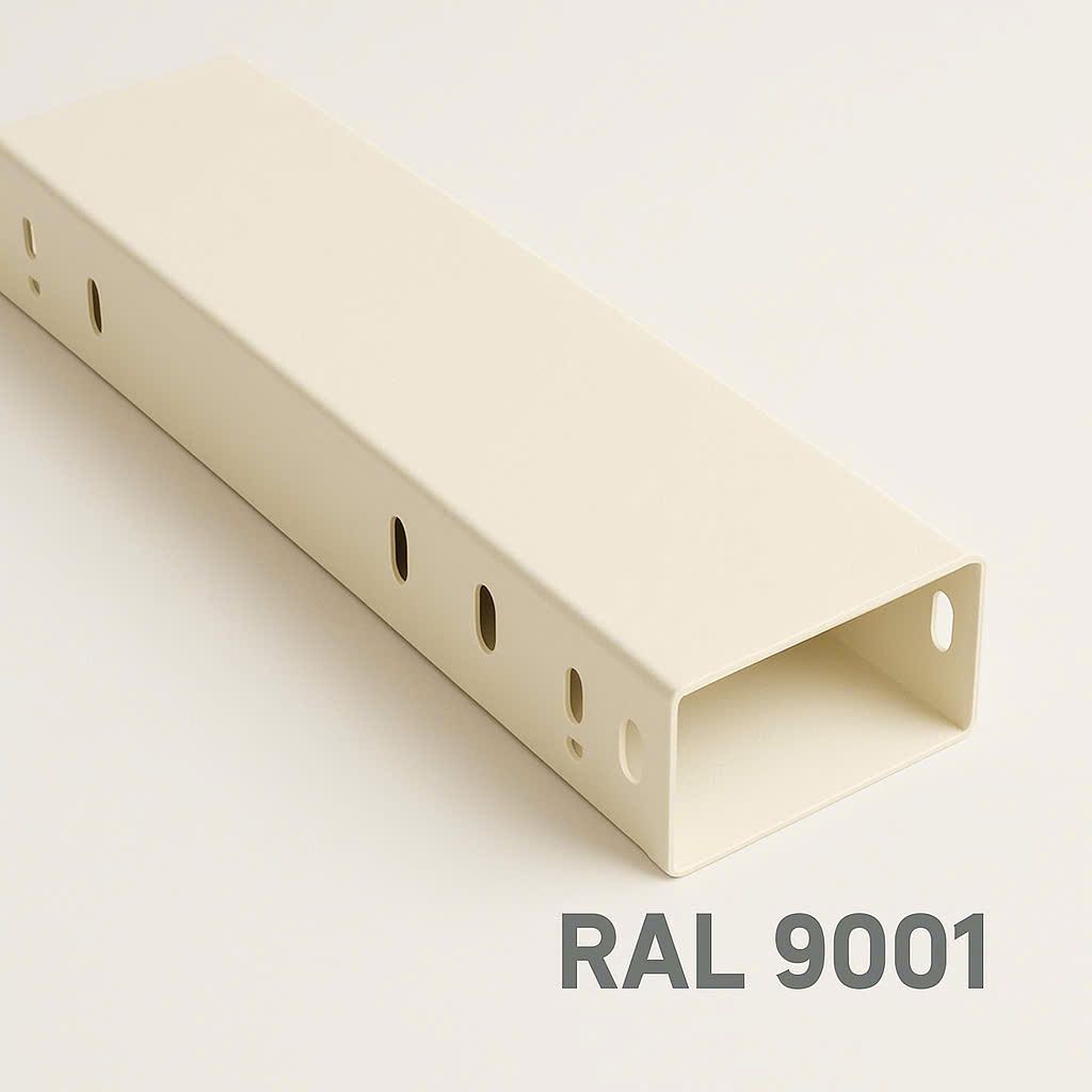 Máng cáp sơn tĩnh điện màu kem RAL 9001